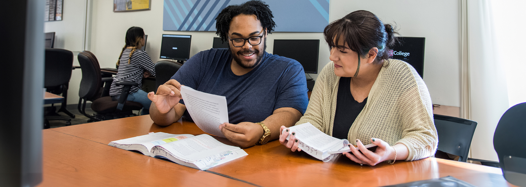 Tutoring session at the Success Center